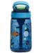 Παιδικό μπουκάλι νερό Contigo Easy Clean - Blueberry Cosmos, 420 ml - 4t