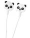 Παιδικά ακουστικά με μικρόφωνο I-Total - Panda Collection 11083, λευκό - 3t