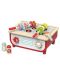 Παιδική ξύλινη κουζίνα και μπάρμπεκιου Tooky Toy - 2 σε 1 - 3t
