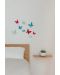 Διακόσμηση τοίχου Umbra - Mariposa, 9 πεταλούδες, πολύχρωμη - 5t