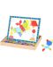 Μαγνητικός πίνακας διπλής όψης Tooky toy - Σχήματα και χρώματα - 2t