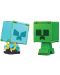 Φιγούρα δράσης Mattel Games: Minecraft - Creeper &Charged Creeper (Flippin Figs) - 1t