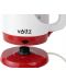 Ηλεκτρικός βραστήρας - Voltz V51230F, 1300 W, 0,9 l, λευκό/κόκκινο - 2t