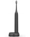 Ηχητική ηλεκτρική οδοντόβουρτσα  AENO - Sonic DB6, 2 κεφαλές ,μαύρο - 4t