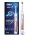 Ηλεκτρική οδοντόβουρτσα OralB - GeniusX Rosegold 6/21/6, χρυσή - 2t