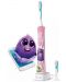 Ηλεκτρική οδοντόβουρτσα Philips - Sonicare For Kids, HX6352/42,2 κεφάλαια - 3t