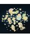 Φωσφοριζέ αυτοκόλλητα Brainstorm Glow - Αστέρια και γοργόνες, 43 τεμάχια - 2t
