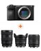 Φωτογραφική μηχανή Sony - Alpha A6700, Black + Φακός Sony - E, 15mm, f/1.4 G + Φακός Sony - E, 16-55mm, f/2.8 G + Φακός Sony - E PZ, 10-20mm, f/4 G - 1t