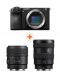 Φωτογραφική μηχανή Sony - Alpha A6700, Black + Φακός Sony - E, 15mm, f/1.4 G + Φακός Sony - E, 16-55mm, f/2.8 G - 1t