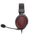 Ακουστικά gaming Redragon - Luna H540, μαύρο/κόκκινο - 2t