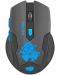 Gaming ποντίκι Fury - Stalker, οπτικό, ασύρματο, μαύρο/μπλε - 1t