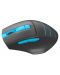 Gaming ποντίκι A4tech - Fstyler FG30S, οπτικό ασύρματο, μαύρο/μπλε - 4t