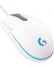 Gaming ποντίκι Logitech - G102 Lightsync, οπτικό RGB άσπρο - 1t