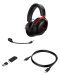 Ακουστικά gaming HyperX - Cloud III, PC/PS5/PS4/Switch, ασύρματα, μαύρο/κόκκινο - 7t