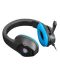 Gaming ακουστικά Fury - Phantom, RGB, για κονσόλες, μαύρα/μπλε - 2t