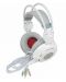 Gaming ακουστικά A4tech - Bloody G300, λευκά - 2t