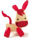 Παιδικό παιχνίδι από μπαμπού Hape - Μίνι ζώο Γάιδαρος - 1t