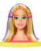 Σετ παιχνιδιού Barbie Color Reveal - Μανεκέν για χτενίσματα, με αξεσουάρ - 2t