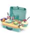 Σετ παιχνιδιού Buba -Κουζίνα σε βαλίτσα, μπλε - 2t