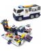 Σετ παιχνιδιών Dickie Toys - Πτυσσόμενο αστυνομικό φορτηγό - 1t