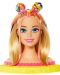 Σετ παιχνιδιού Barbie Color Reveal - Μανεκέν για χτενίσματα, με αξεσουάρ - 3t