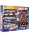 Σετ παιχνιδιού Raya Toys - Ηλεκτρικό μετρό με ράγες, 88 cm - 2t