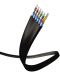 Καλώδιο Real Cable - HD-ULTRA HDMI 2.0 4K, 1m, μαύρο ασήμι - 2t