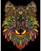 Εικόνα χρωματισμού ColorVelvet - Λύκος, 29.7 х 21 cm - 1t