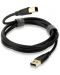 Καλώδιο QED - Connect QE8214, USB-A/USB-B, 0.75m, μαύρο - 1t