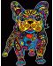 Εικόνα χρωματισμού ColorVelvet - Γαλλικό μπουλντόγκ, 29.7 х 21 cm - 1t