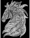 Εικόνα χρωματισμού ColorVelvet - Άγριο άλογο, 47 х 35 cm - 2t