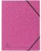 Φάκελος από χαρτόνι  Exacompta -με λάστιχο, ροζ - 1t