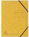 Φάκελος από χαρτόνι Exacompta - με λάστιχο, κίτρινο - 1t