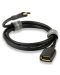 Καλώδιο QED - Connect QE8191, USB-A/USB-C, 0.15m, μαύρο - 1t