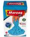 Κινητική άμμος σε κουτί Heroes - Μπλε χρώμα, 500 g - 1t