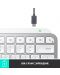 Πληκτρολόγιο Logitech - MX Keys Mini for Mac, ασύρματο, γκρι - 8t