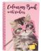 Βιβλίο ζωγραφικής με αυτοκόλλητα  Studio Pets - A4, Paige the Kitten - 1t