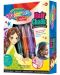 Σετ κηρομπογιές μαλλιών  Colorino Creative - Για κορίτσια, 5 χρώματα - 1t