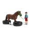 Σετ Schleich Farm World Horses - Αγώνας πόνυ - 4t