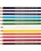 Σετ χρωματιστά μολύβια Uni Dermatograph - 12 χρώματα - 1t