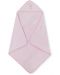 Σετ βρεφική πετσέτα με χτένα και βούρτσα Interbaby - Love you Pink, 100 x 100 cm - 2t