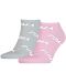 Σετ κάλτσες Puma - BWT Sneaker, 2 ζευγάρια, μέγεθος 35-38, γκρι/ροζ - 1t