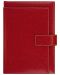 Δερμάτινο σημειωματάριο Lemax Novaskin - Κόκκινο, B5 Exclusive - 1t