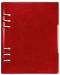 Δερμάτινο σημειωματάριο-ατζέντα Lemax Novaskin - A5, κόκκινο, με κρίκους και μηχανισμό - 1t