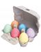 Σετ χρωματιστά αυγά από κιμωλία Bigjigs, 6 τεμάχια - 1t