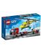 Κατασκευαστής Lego City - Μεταφορά ελικοπτέρου διάσωσης (60343) - 1t
