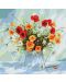 Σετ ζωγραφικής με αριθμούς  Ideyka - Καλοκαιρινά λουλούδια, 40 х 40 cm - 1t