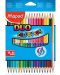 Σετ χρωματιστά μολύβια Maped Color Peps - Duo, 18 τεμάχια, 36 χρώματα - 1t