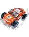 Κατασκευαστής BanBao -Αγωνιστικό αυτοκίνητο, πορτοκαλί, 108 εξαρτήματα - 3t