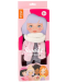 Σετ ρούχων κούκλας Orange Toys Sweet Sisters - Ροζ μπουφάν με κασκόλ - 1t